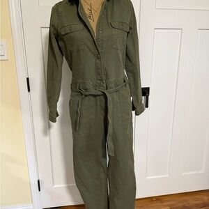 Old Navy Olive Utility Coverall Jacket